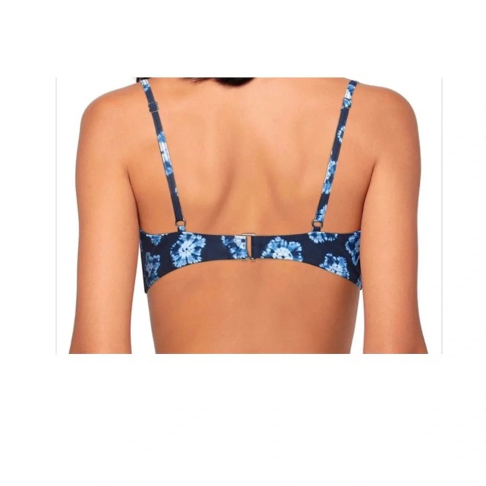 MICHAEL Michael Kors‎ Floral Tie-Dye Bikini Top